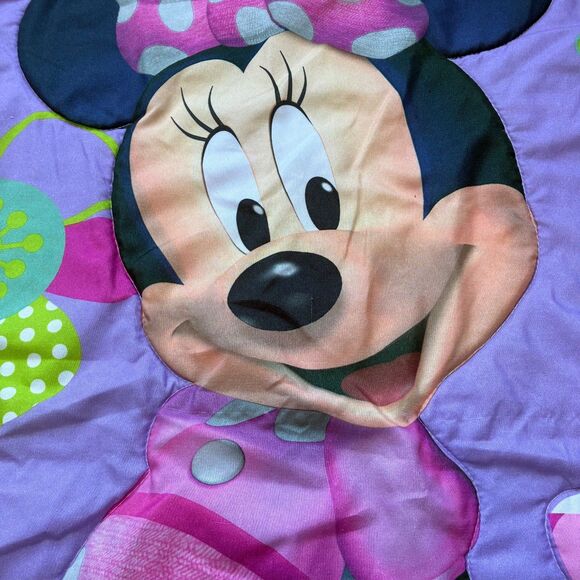 Disney SWEET AS MINNIE MOUSE Baby Toddler Comforter Blanket Sheet Pillowcase Set - Picture 2 of 12